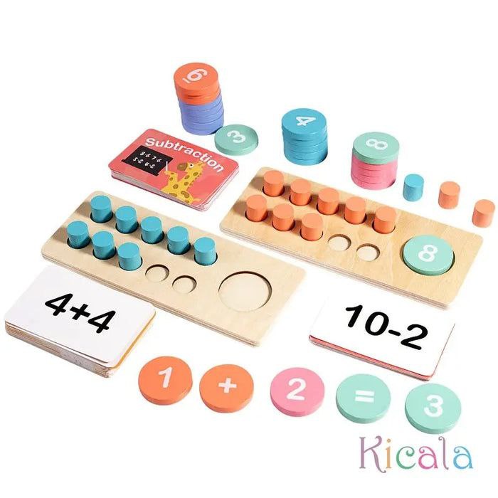 Jouet Éducatif Montessori - Apprentissage Précoce pour Enfants 2-6 ans